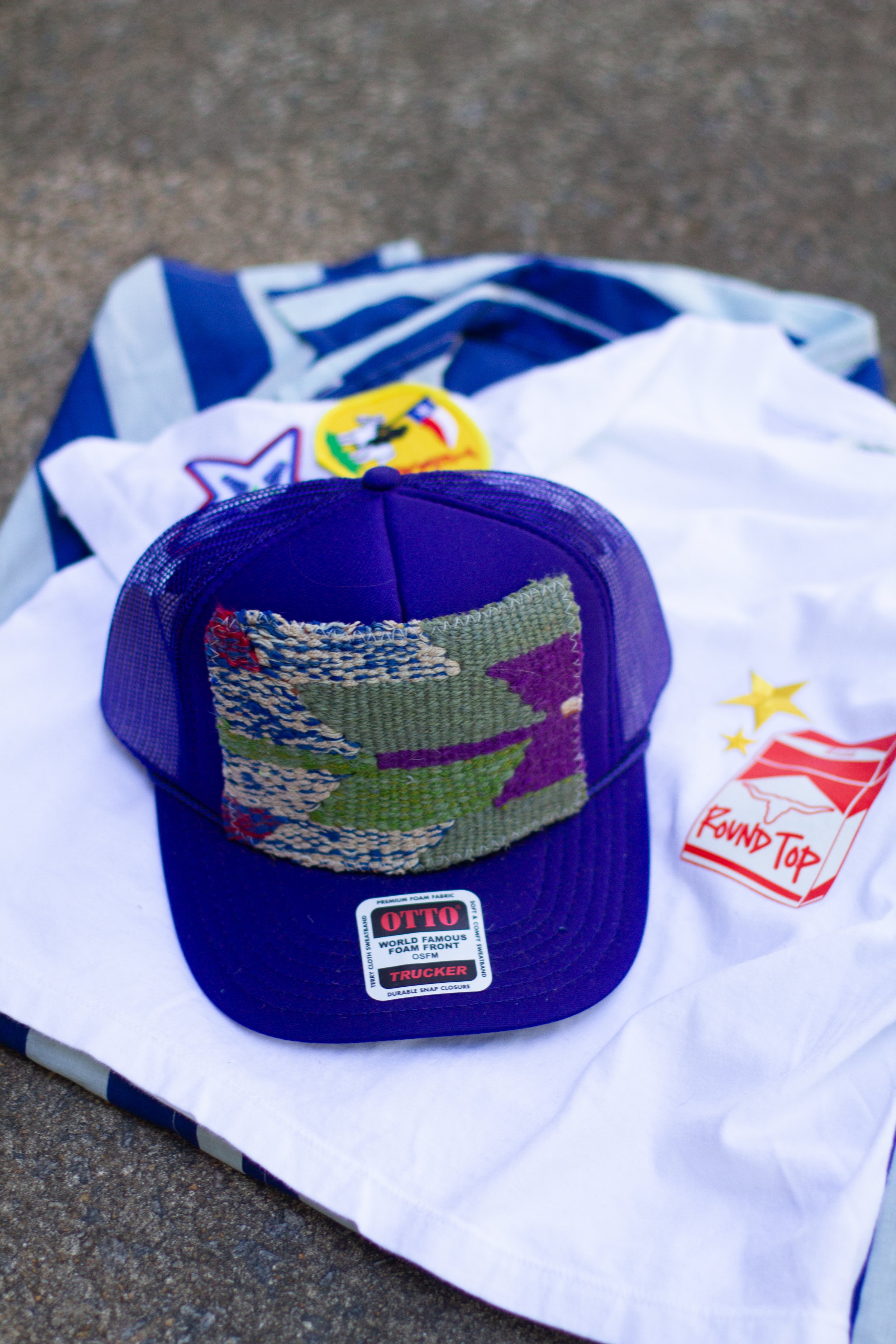 KILIM Patch Trucker Hat -PURPLE