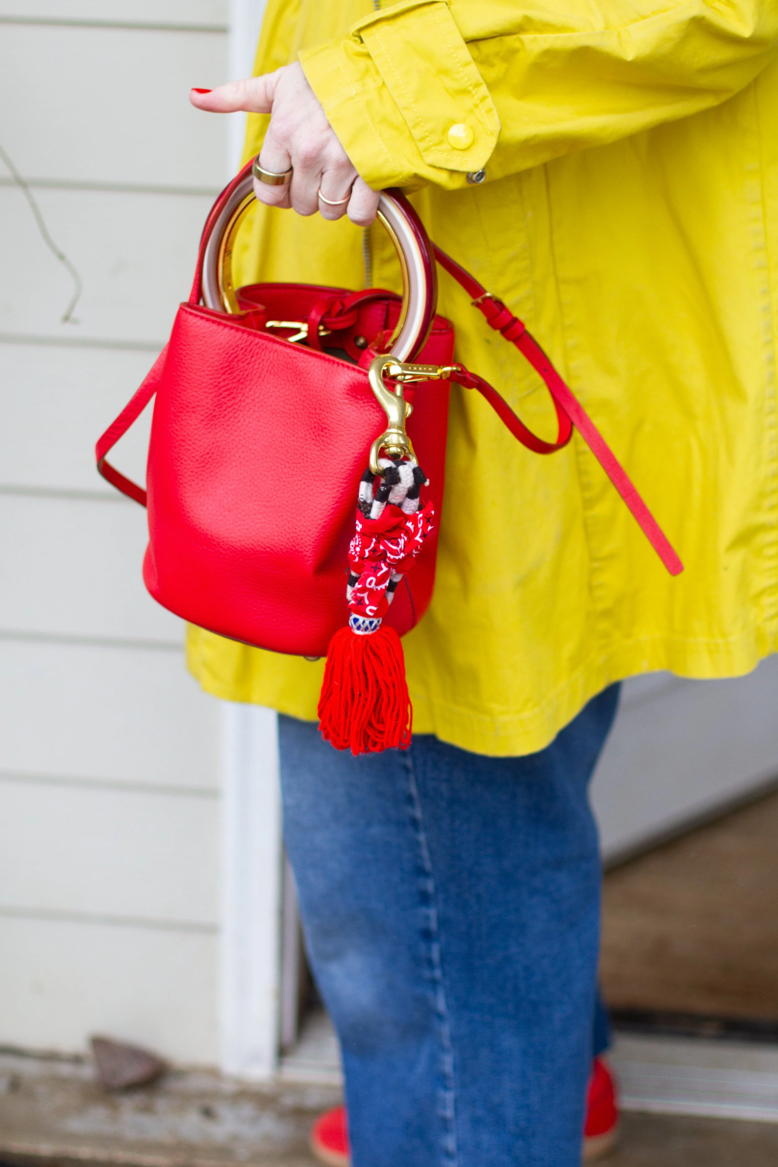 Bag Charm #4 - RED