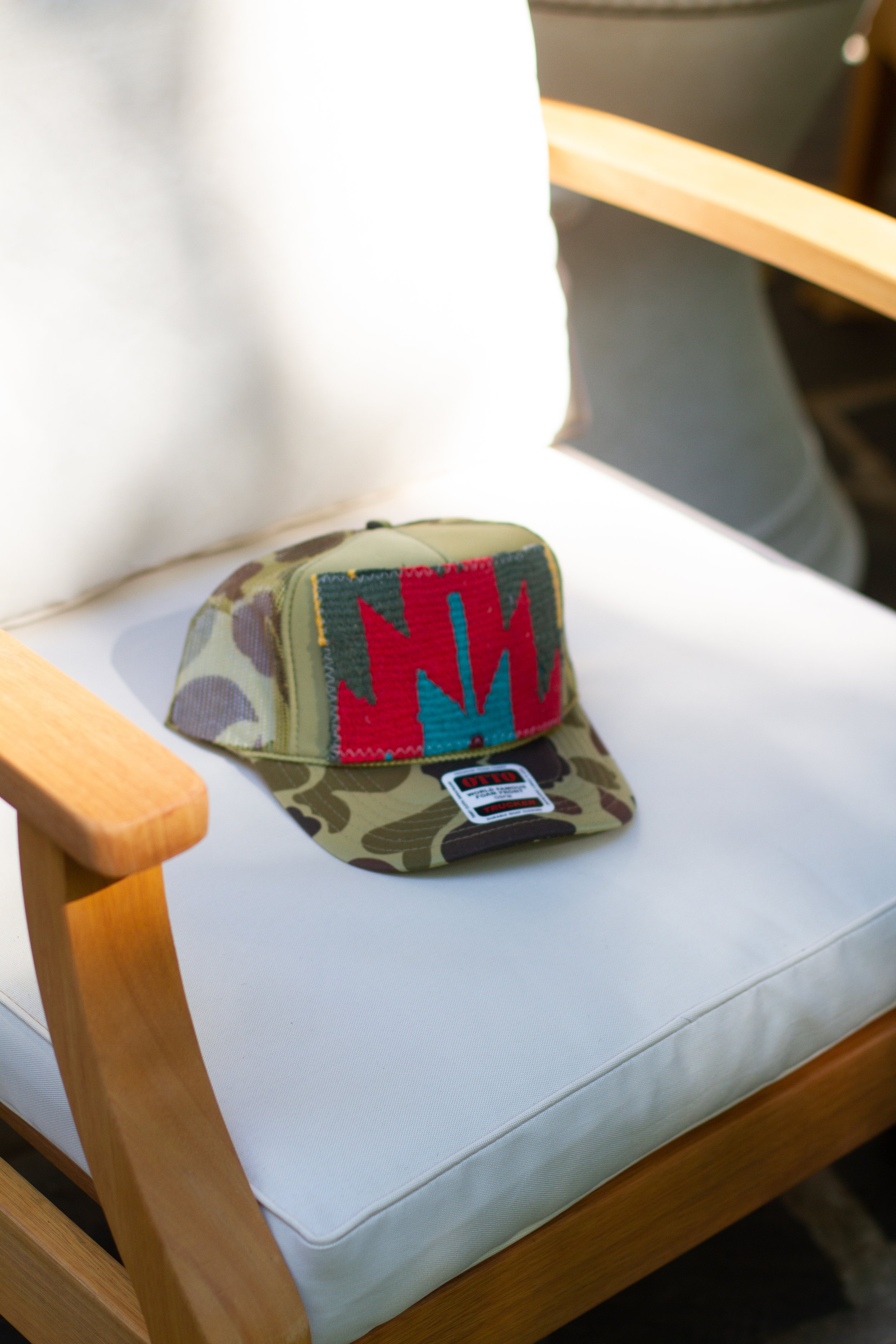 KILIM Patch Trucker Hat- CAMO