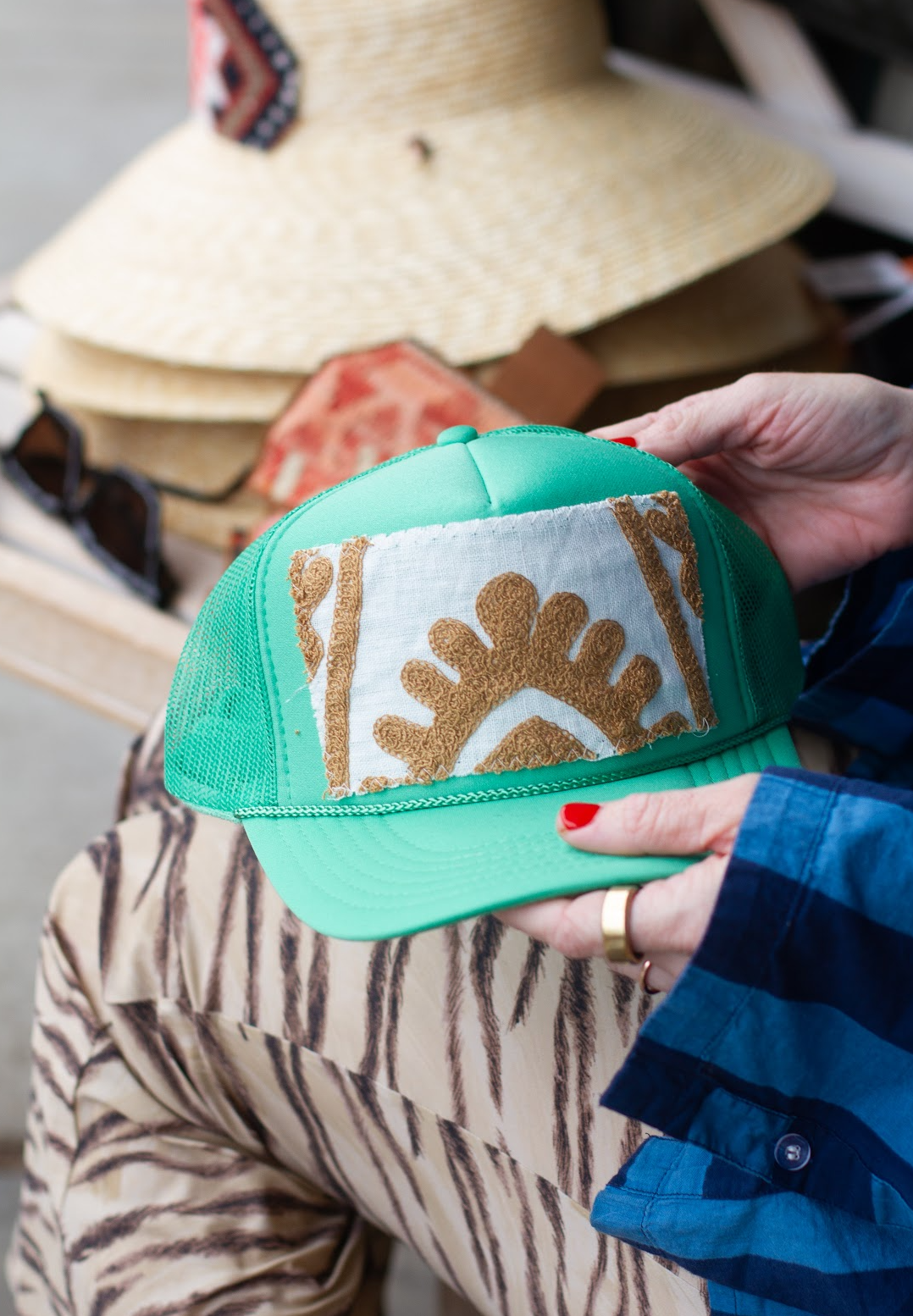 Tapestry Patch Trucker CACTUS