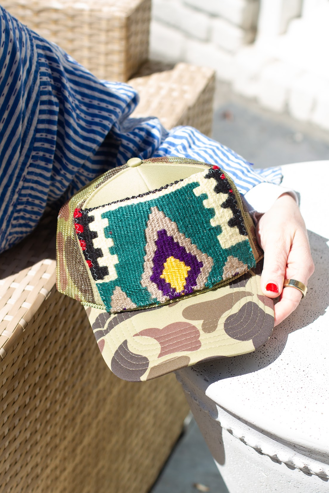 Kilim Patch Trucker CAMO