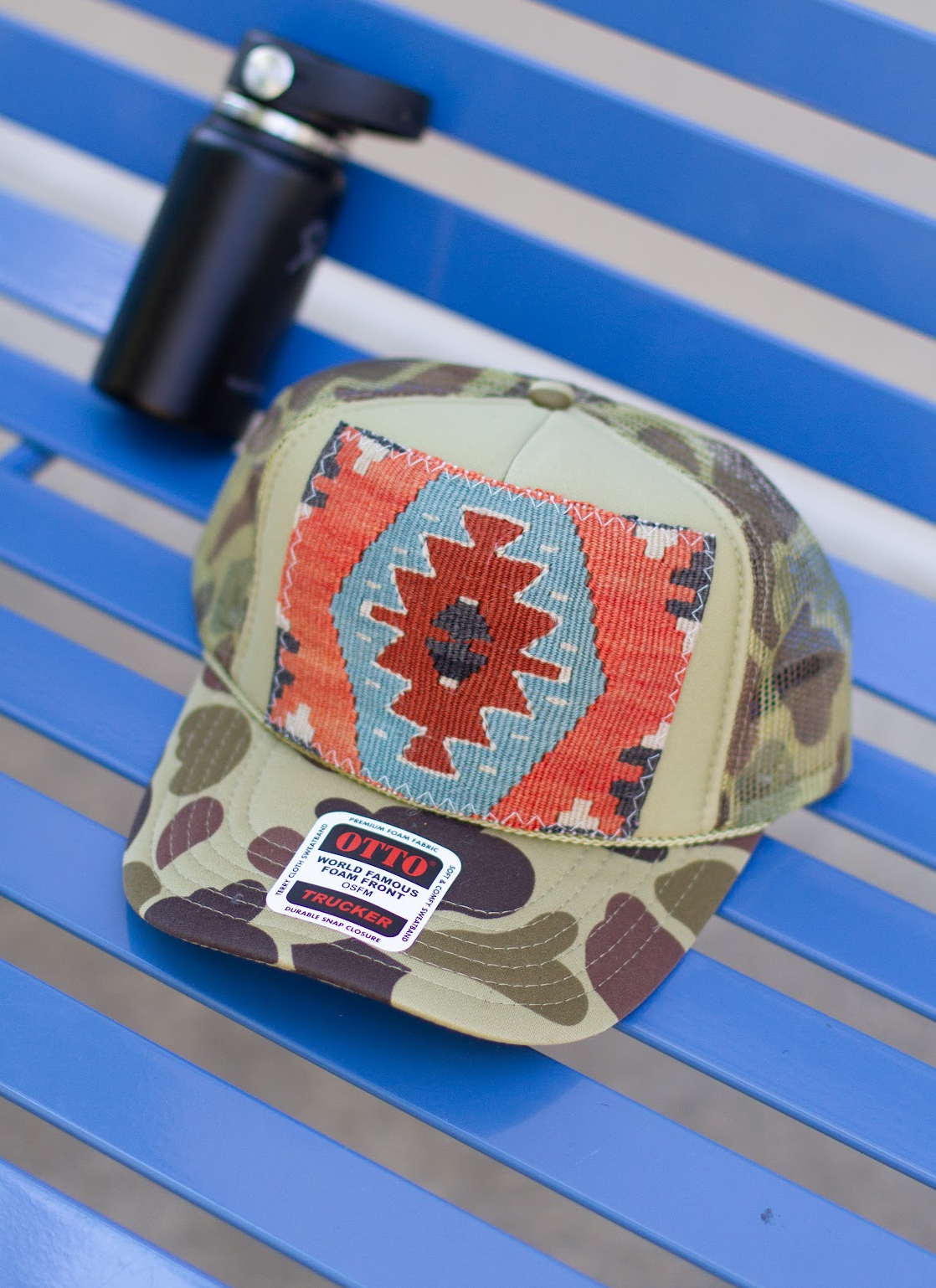 KILIM Patch Trucker Hat -CAMO