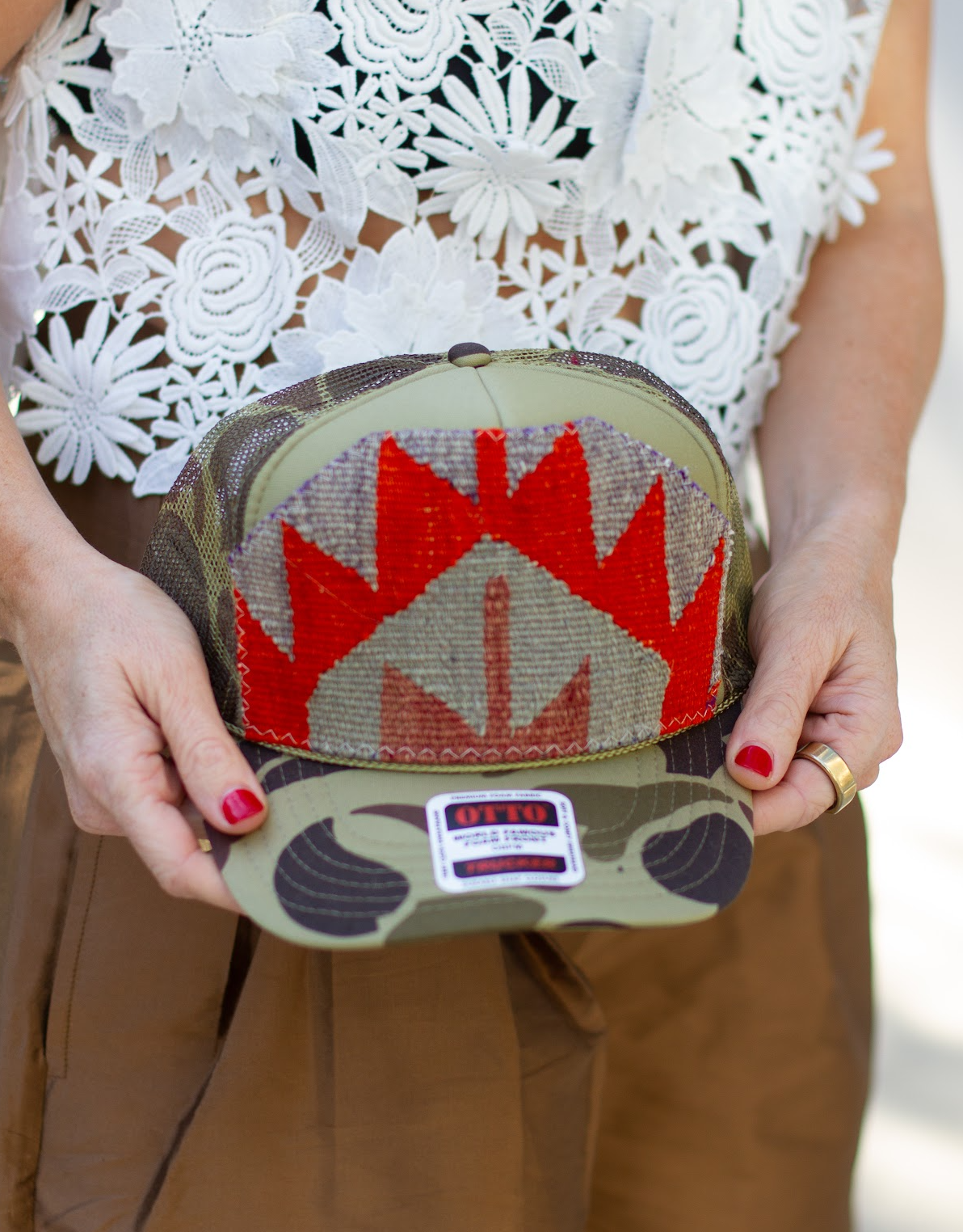 KILIM Patch Trucker Hat -CAMO
