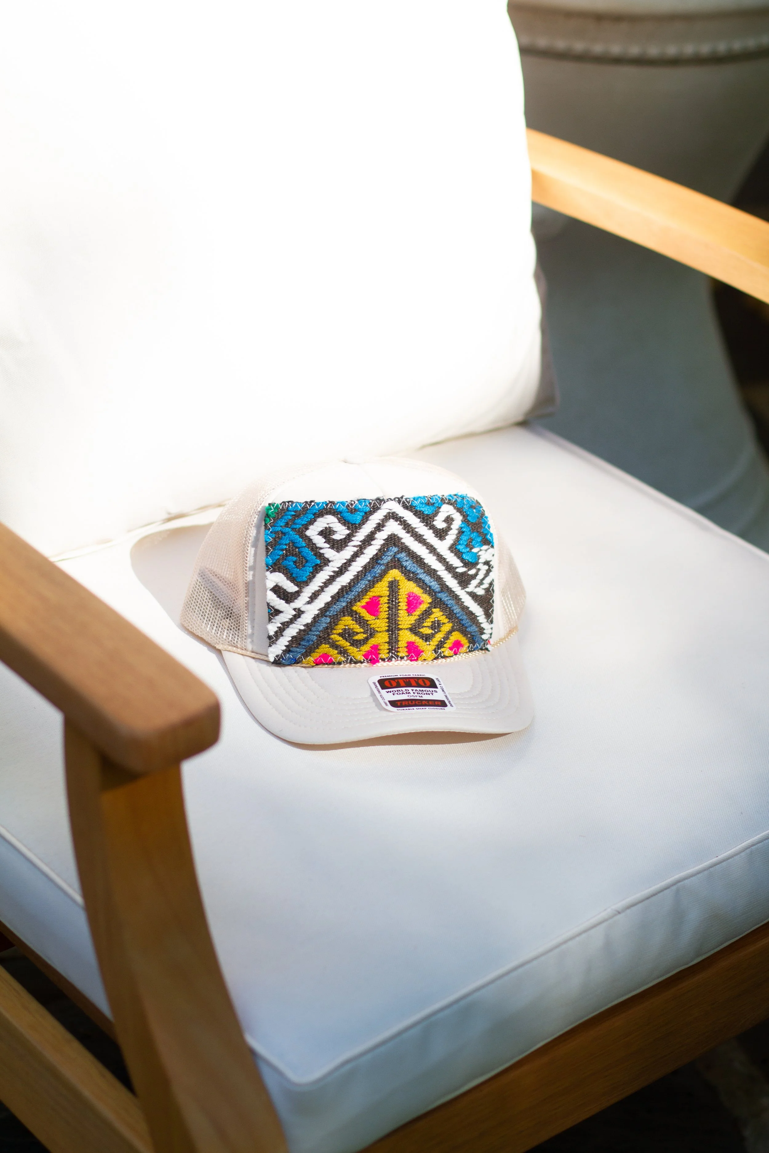 KILIM Patch Trucker Hat - TAN