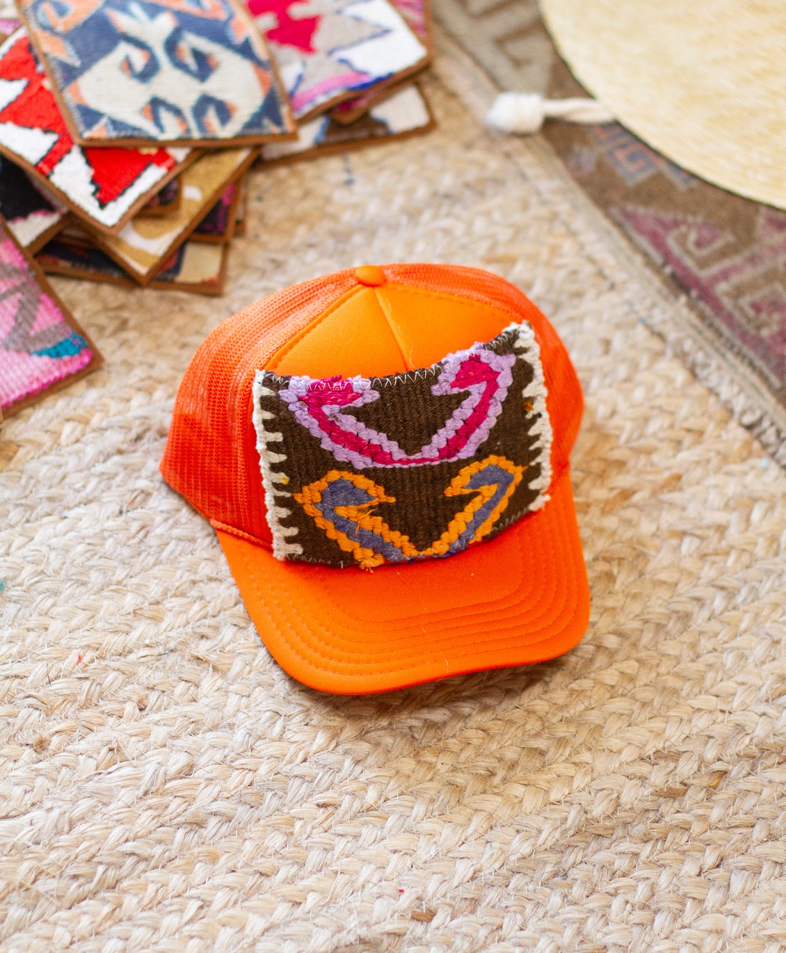 Kilim Patch Trucker ORANGE