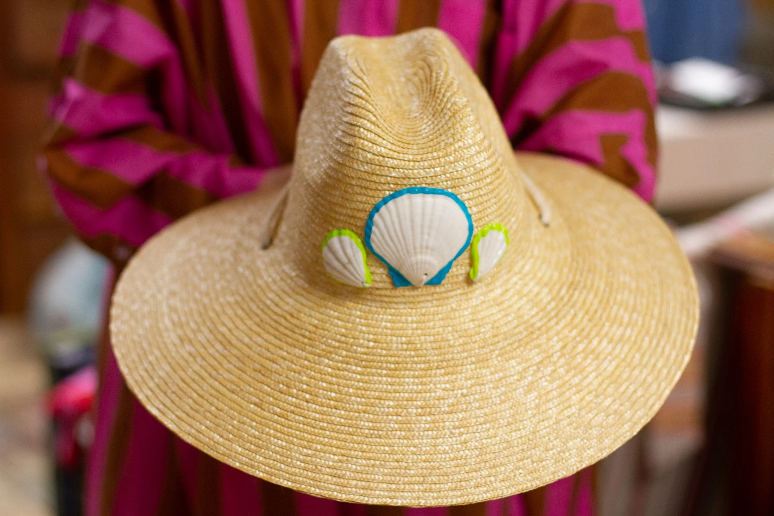PAINTED SHELL Sun Hat