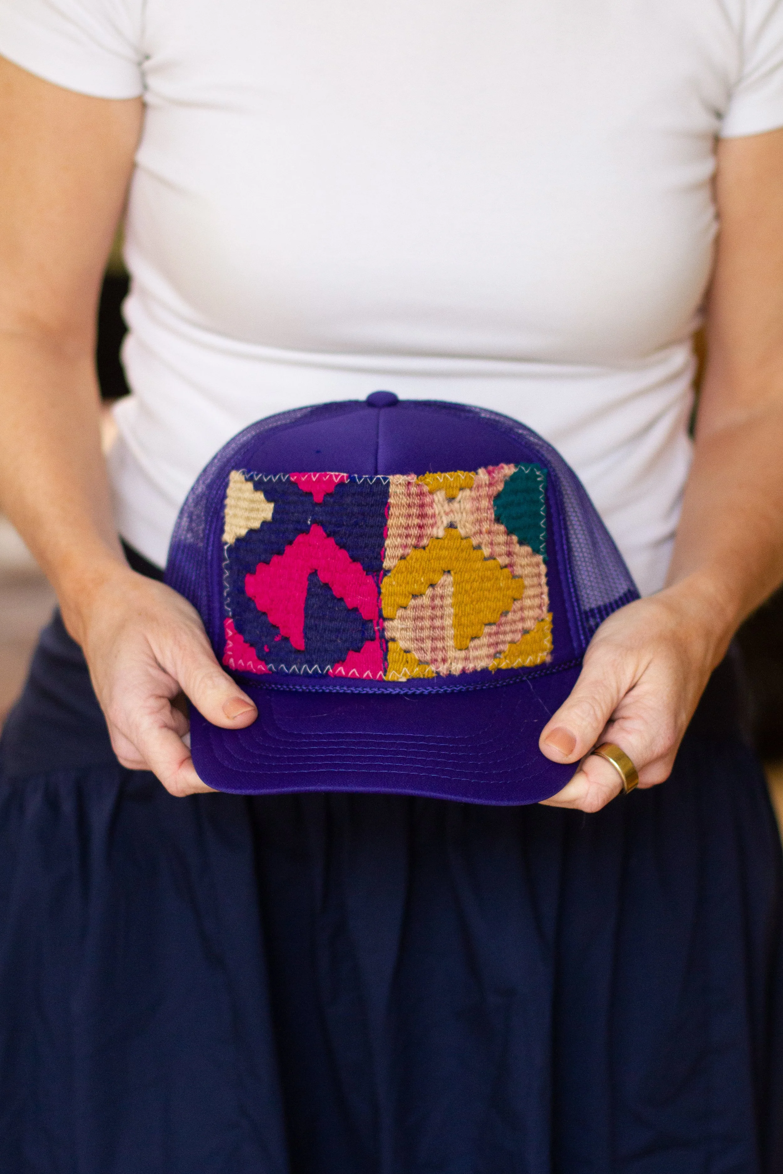 Kilim Patch Trucker PURPLE