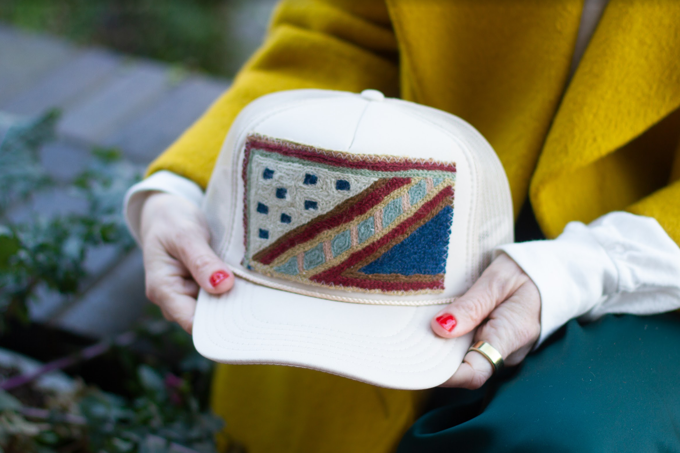 Kilim Patch Trucker SAND