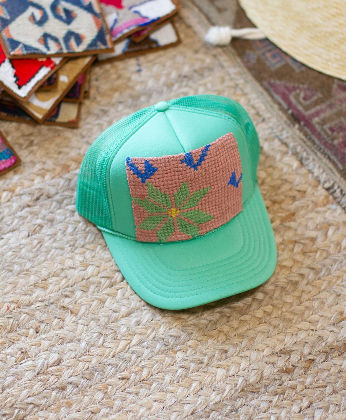 Kilim Patch Trucker CACTUS