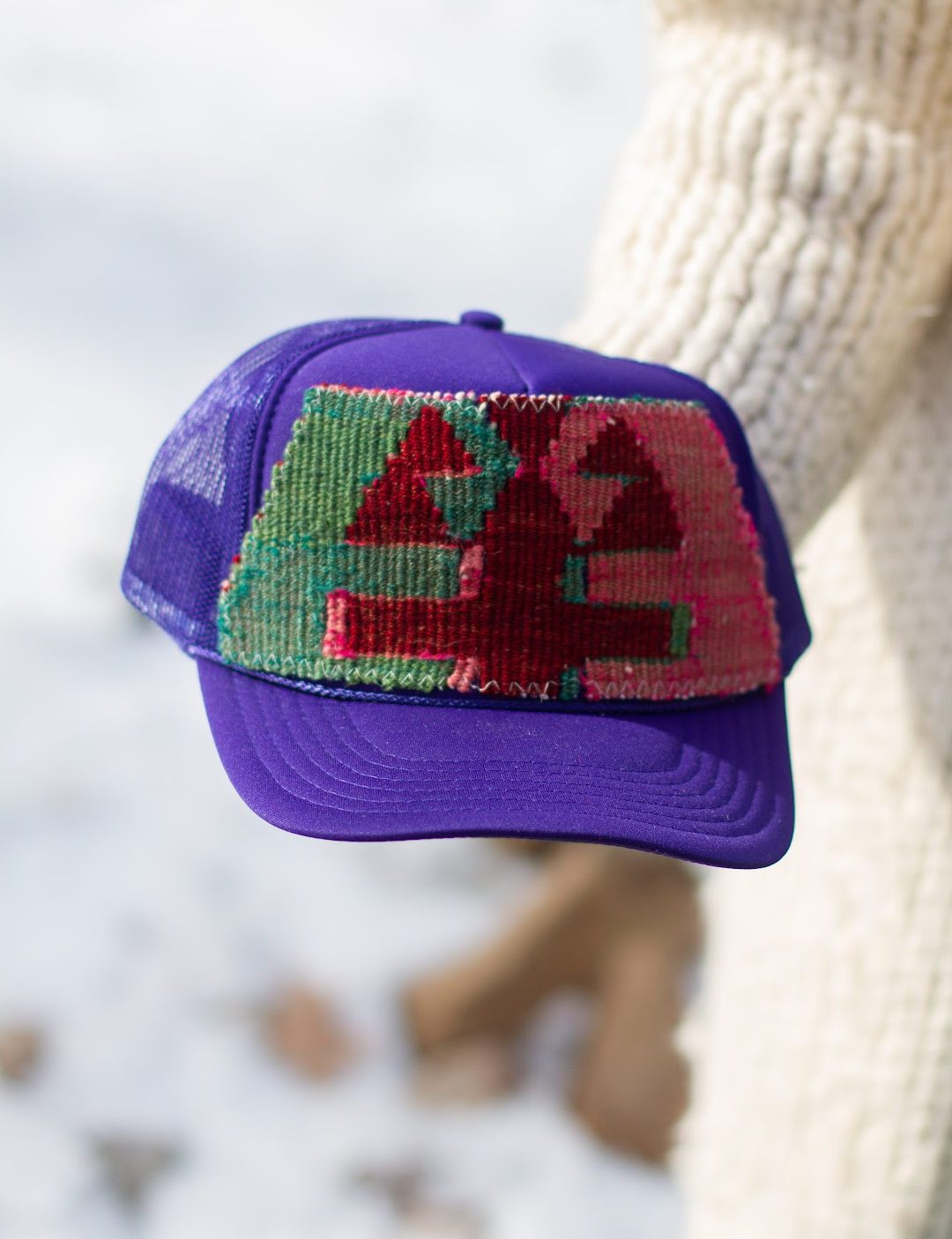 Kilim Patch Trucker PURPLE