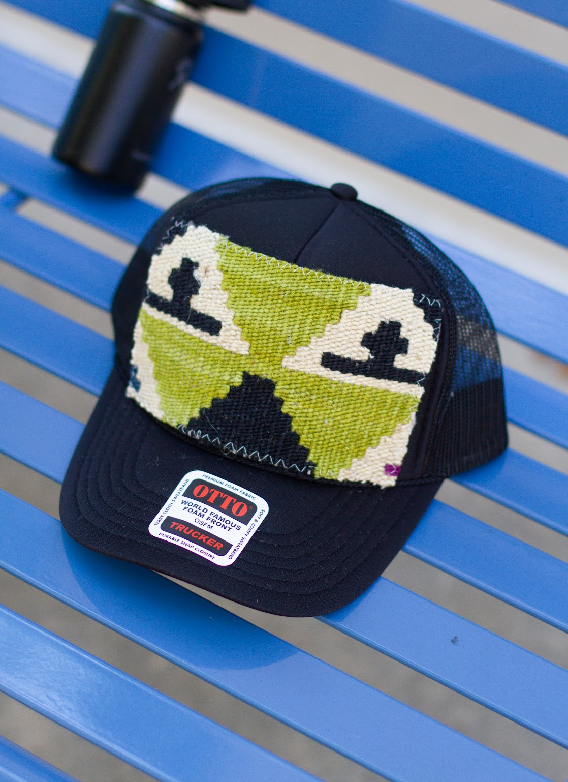 KILIM Patch Trucker Hat - BLACK