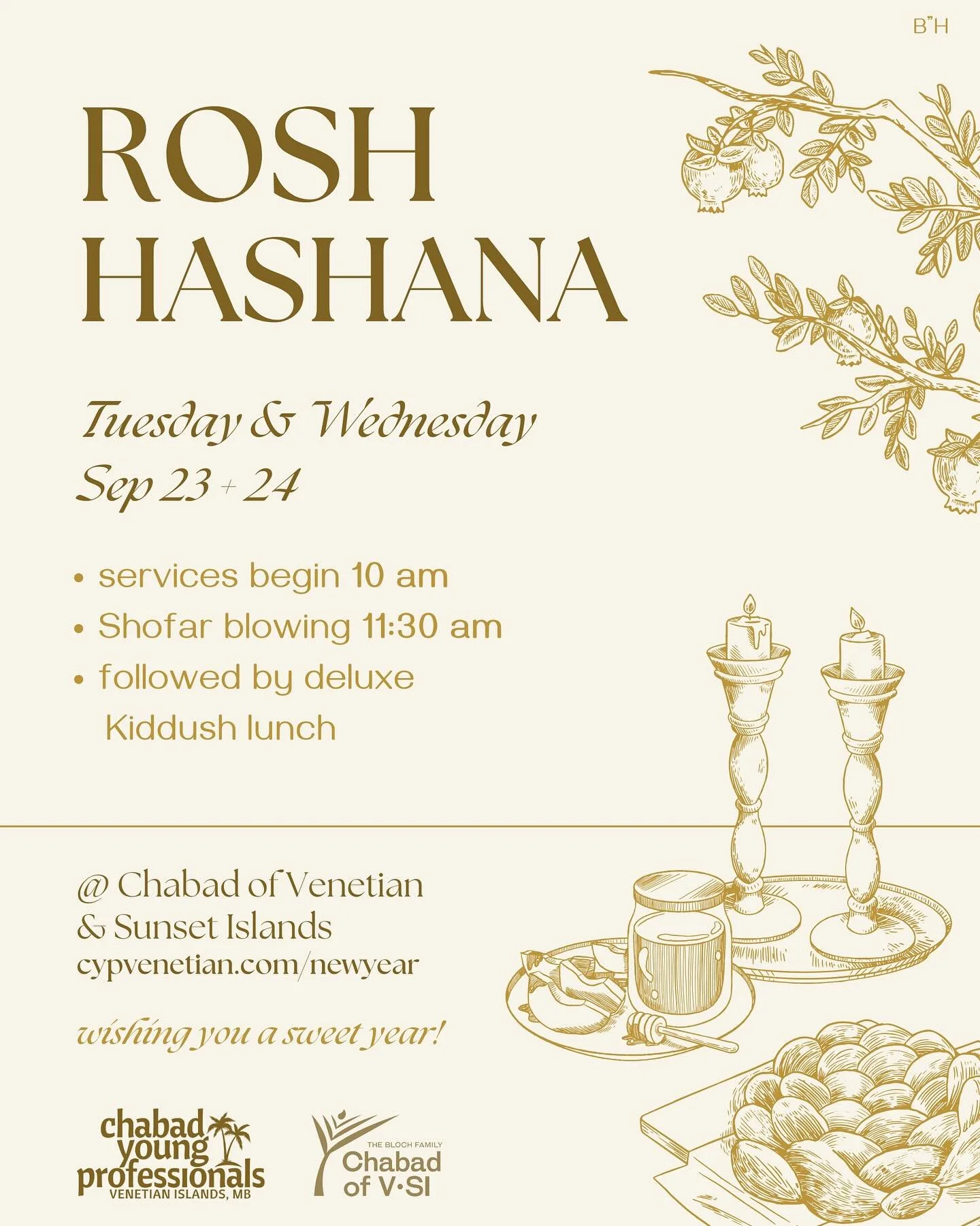 👆🏽Here&rsquo;s all you need to know to experience Rosh Hashana &amp; Yom Kippur with us at @chabadvenetian

💫 Let&rsquo;s start the New Year right! 

👉🏽 cypvenetian.com/NewYear