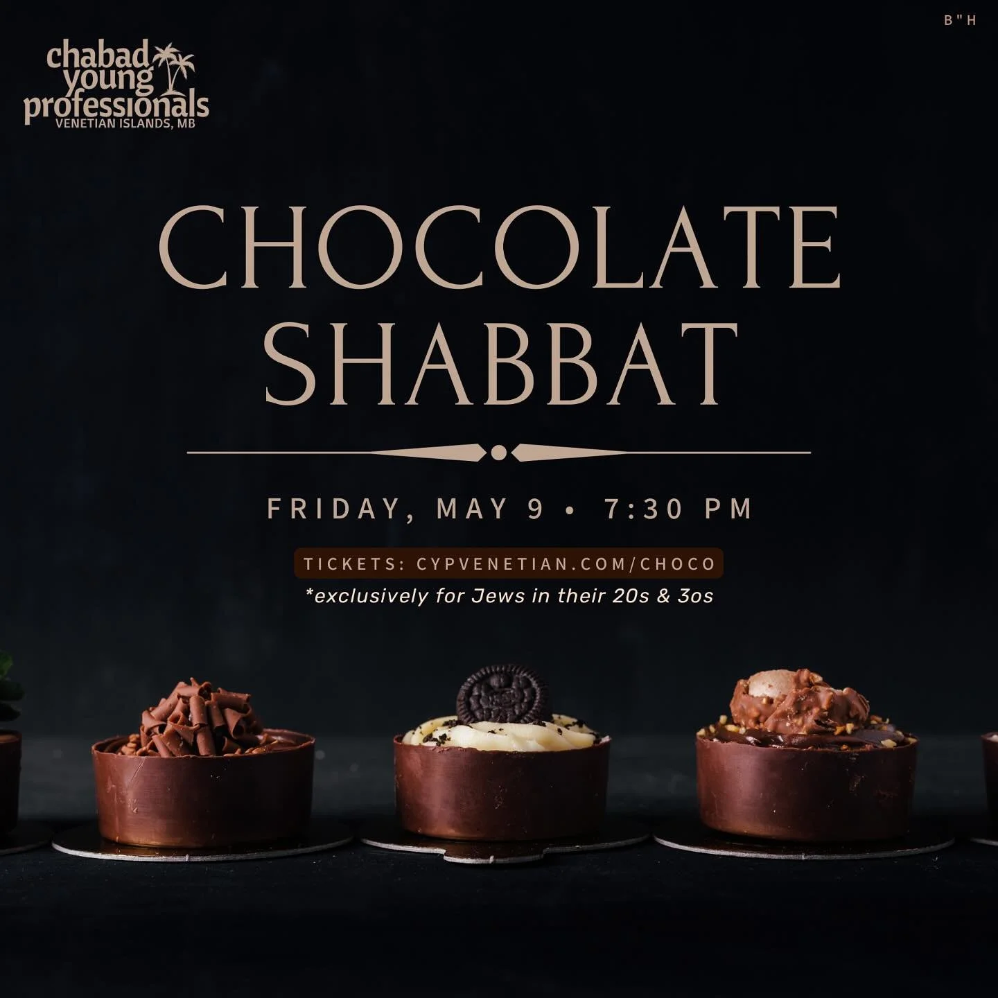 🍫 Who doesn&rsquo;t love chocolate?!

✨Let&rsquo;s gather together for a delicious homemade multi-course Shabbat dinner with the best young Jews in town, featuring choice wines and good vibes in a warm &amp; intimate setting.

😋End off an awesome m
