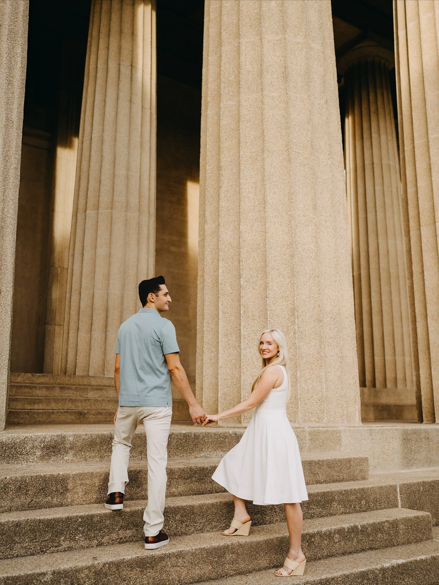 I’m sooo behind posting! There’s a lot going on in the background here! 
Please always bring your little pup! ❤️🐶 
#couplegoals❤️ #engaged #engagementsession #shesaidyes💍❤️ #engagement💍