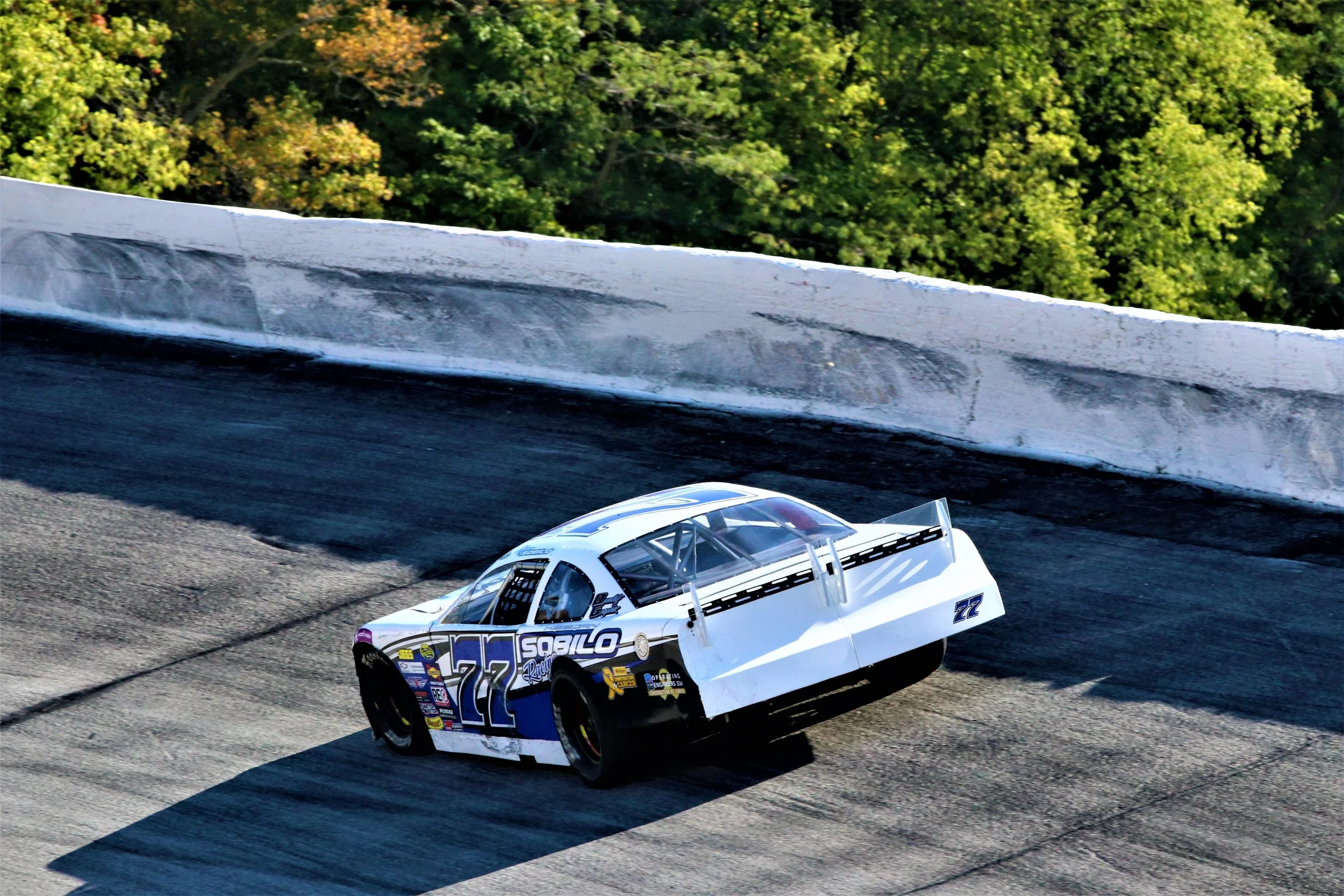 Keegan Sobilo on track