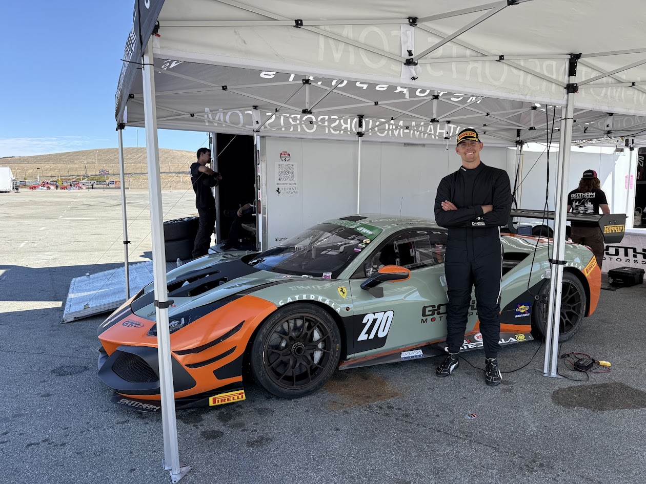 Ryan Kircher in the paddock area