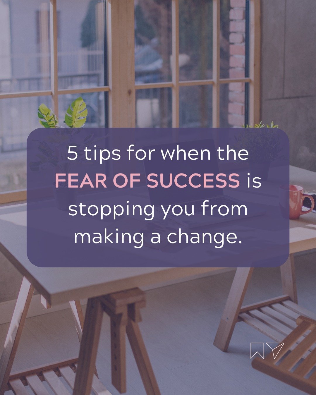 Whilst not talked about as much, the fear of success is a genuine issue that can stop us from taking action. You might be scared of what will happen if you're in the spotlight, or that you'll be incapable of sustaining the success or even of leaving 