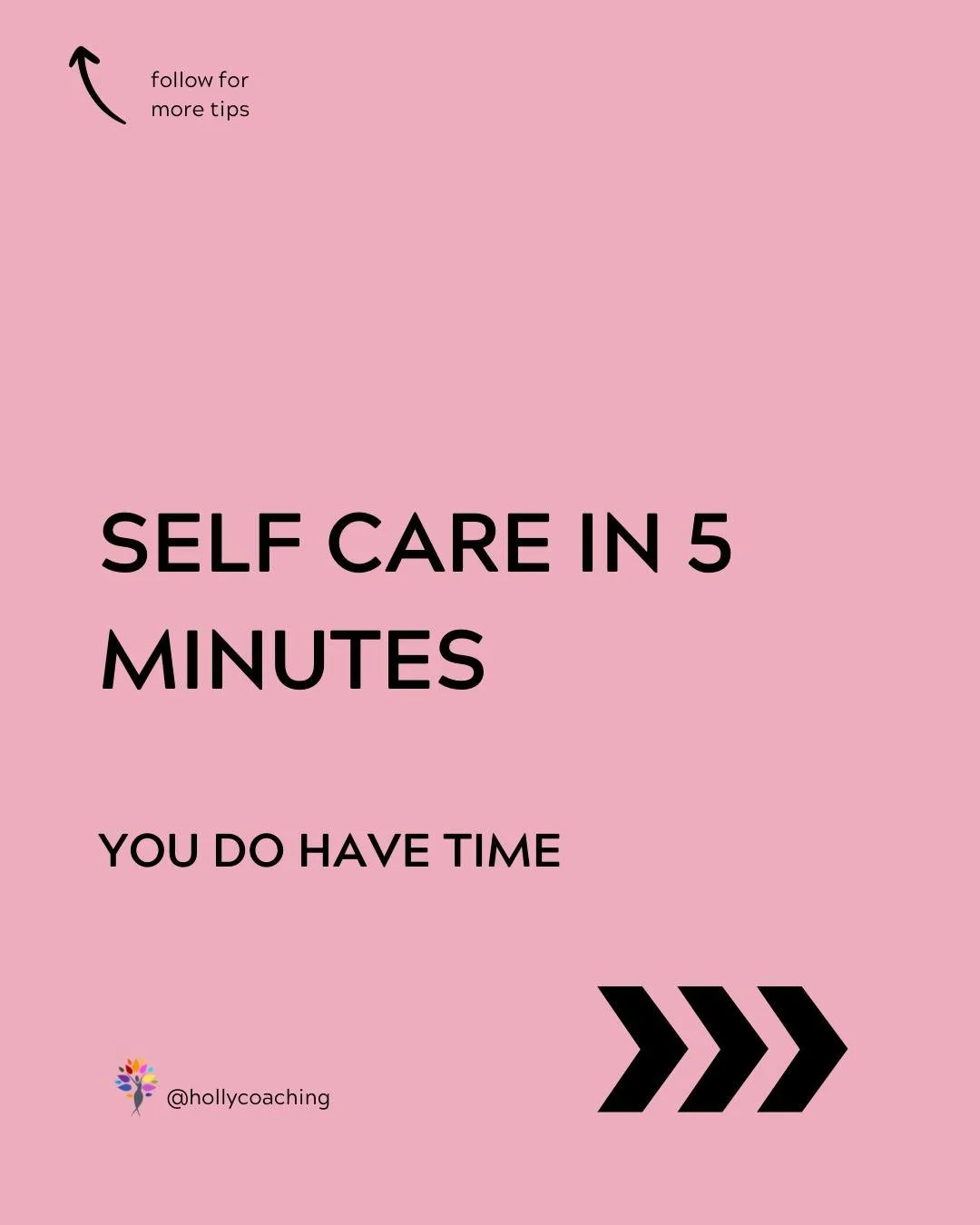 &quot;Think You Don&rsquo;t Have Time for Self-Care? Think Again!&quot;

We often get caught up thinking that self-care has to be this big event &ndash; a whole evening dedicated to pampering, or an hour at the gym. But here&rsquo;s the truth: self-c