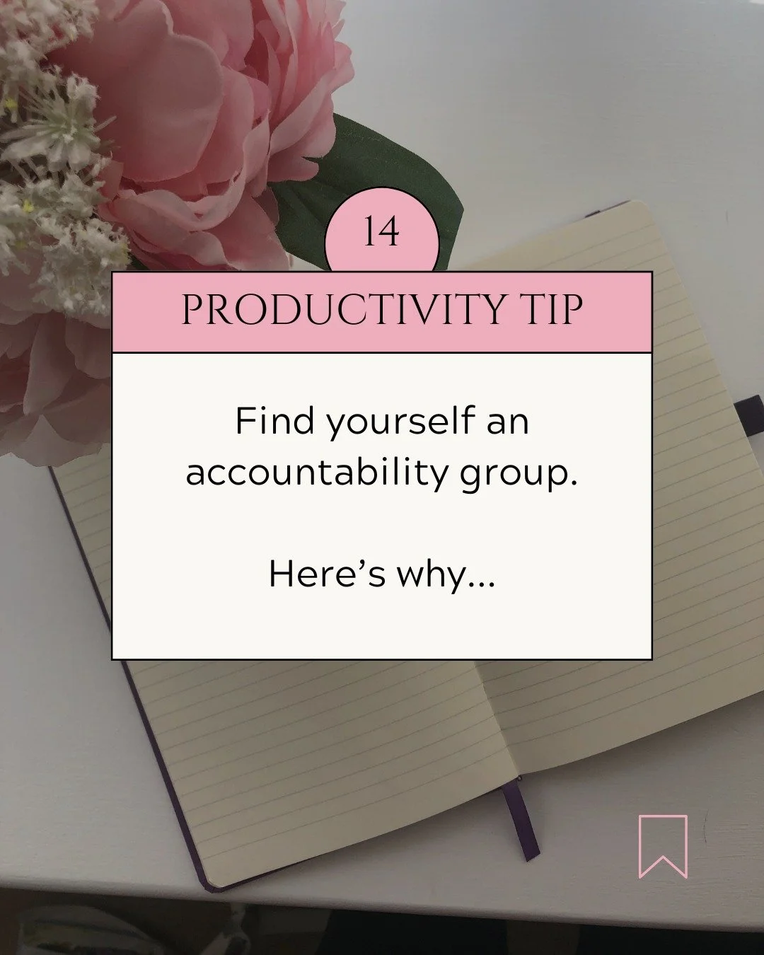 When we're left to our own devices, we can allow distractions and procrastination to get in the way and stop us from doing things.

If this sounds familiar, then you might just need an accountability group.

Having others to support you, keep you on 