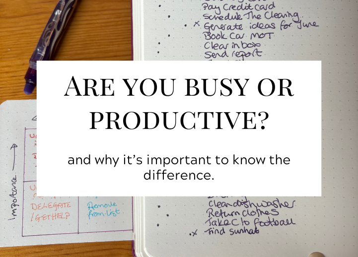Are You Busy or Productive?