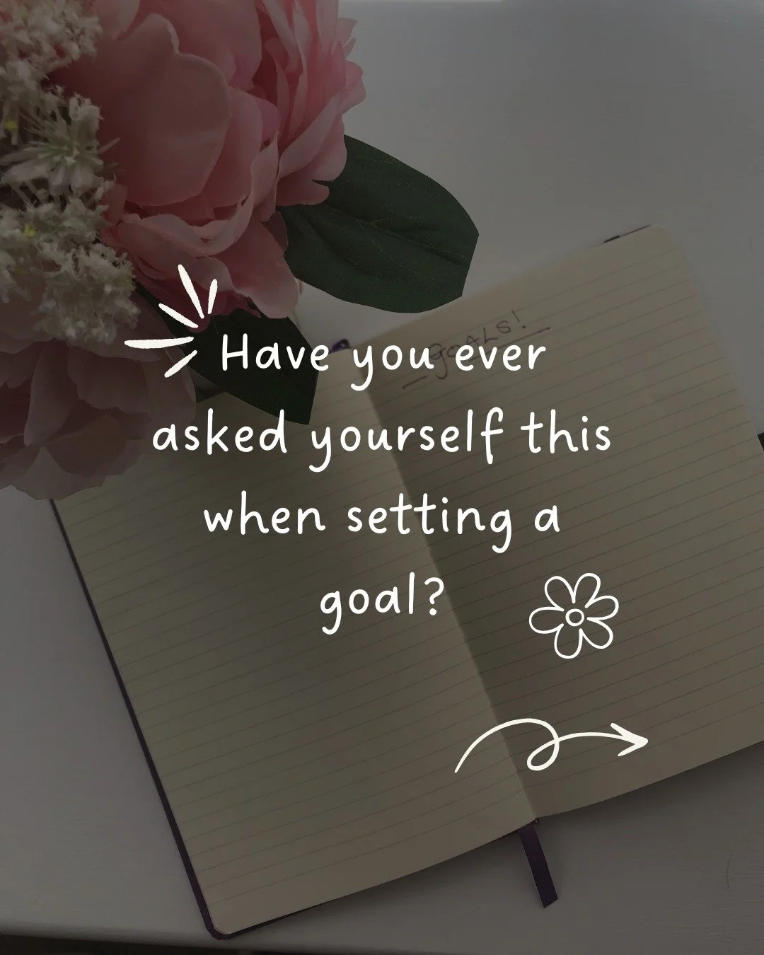 Before you commit to a goal, take a moment to imagine the outcome. This is one of the key stages of the WOOP strategy.

What are you hoping will change?

Sometimes the goal sounds big and impressive, but the thing we actually want is much simpler eg 