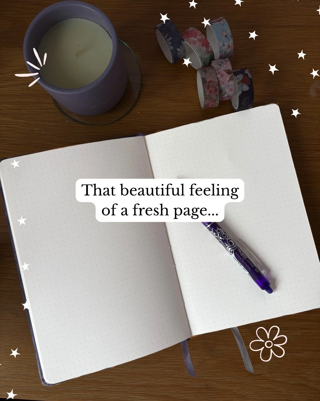 New Year doesn't always have to be rushed, there can be something gentle about it too.

Not in a &ldquo;new you, new life&rdquo; way. More in a fresh page in the same book way.

Everything that&rsquo;s come before still matters. It shaped you. It tau