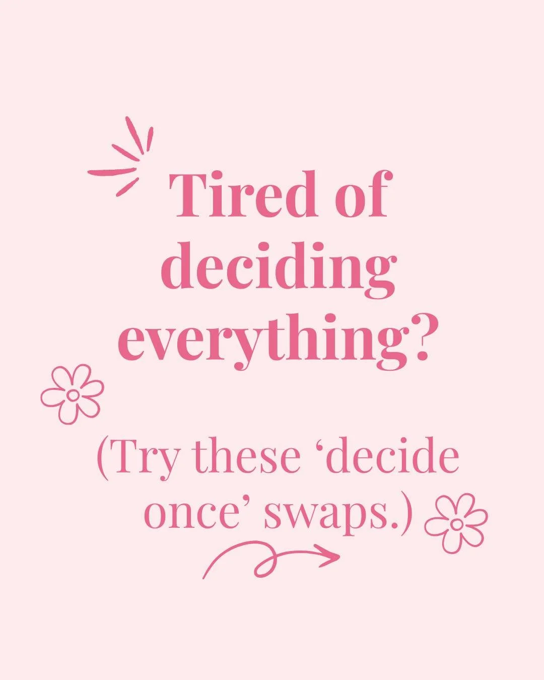 We make thousands of decisions every single day (what to wear, what to say, how to reply, what to cook, what to prioritise, what can wait). So when evening rolls around, it makes sense that we default to what&rsquo;s easiest.

Takeaway instead of coo