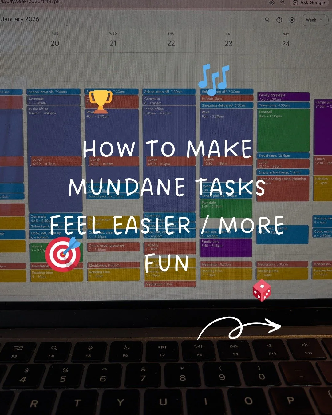 Some tasks just feel like a slog, don&rsquo;t they?

Cleaning the bathroom. Doing the dishes. Sorting the paperwork pile that keeps giving. You know it needs doing, but actually starting feels like pulling teeth.

Here&rsquo;s the thing: it&rsquo;s o