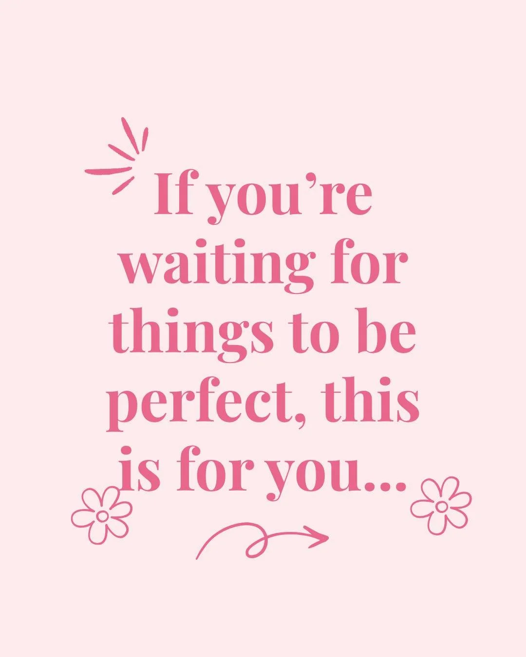 Ever sat on a task because you&rsquo;re worried it&rsquo;s not ready yet?

Whether it&rsquo;s writing a post, launching something new, or even tidying a room, perfection can keep you stuck.

✨ The truth? Done is better than perfect.

Get it out there