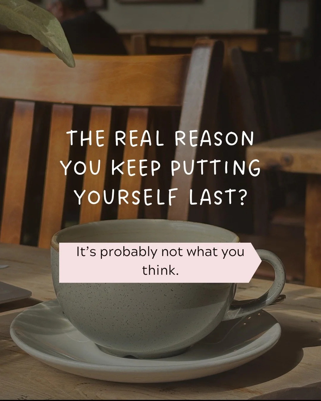 A lot of women think they struggle to prioritise themselves because they &ldquo;just need to manage their time better&rdquo;.

However, it honestly often it goes much deeper than that.

Many of us were praised for being helpful, reliable and self-sac