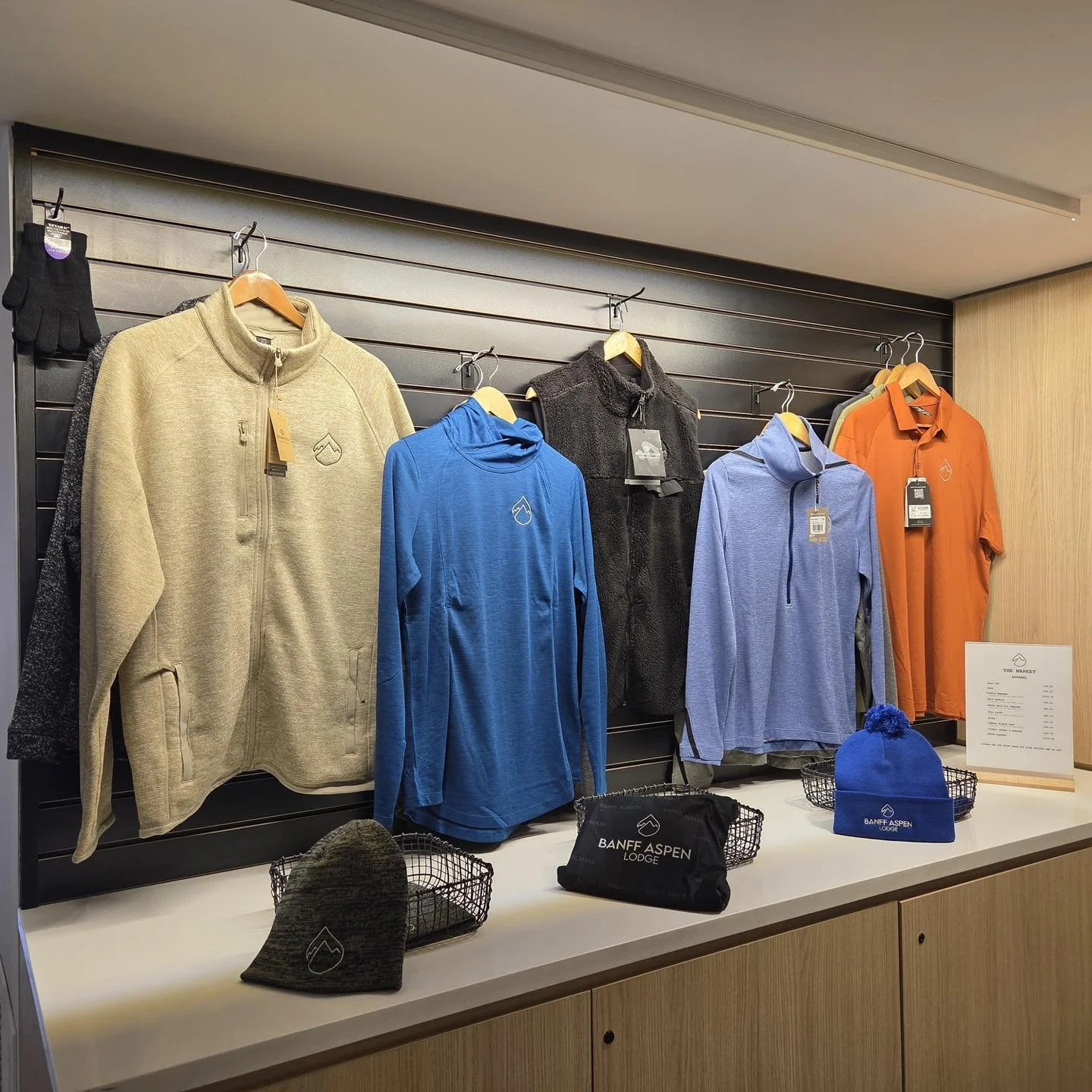 Fresh looks just landed 👕✨
Our little market beside the front desk now has new apparel&mdash;perfect for staying cozy or taking a piece of the mountains home with you.

Stop by, take a peek, and find your new favourite layer 🤍
#banffstyle #cozyvibe