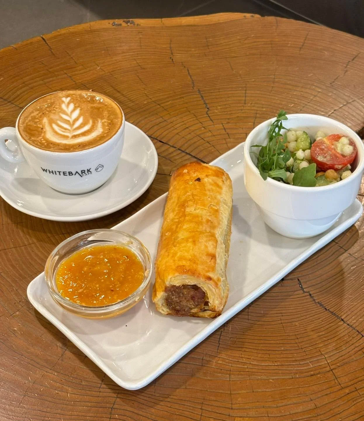 Golden, flaky, and always a crowd favourite 🤍

Our house-made sausage rolls are ready for you&mdash;choose from classic pork or our savoury quinoa &amp; mushroom option. Served with your pick of mango or tomato chutney for the perfect sweet or tangy