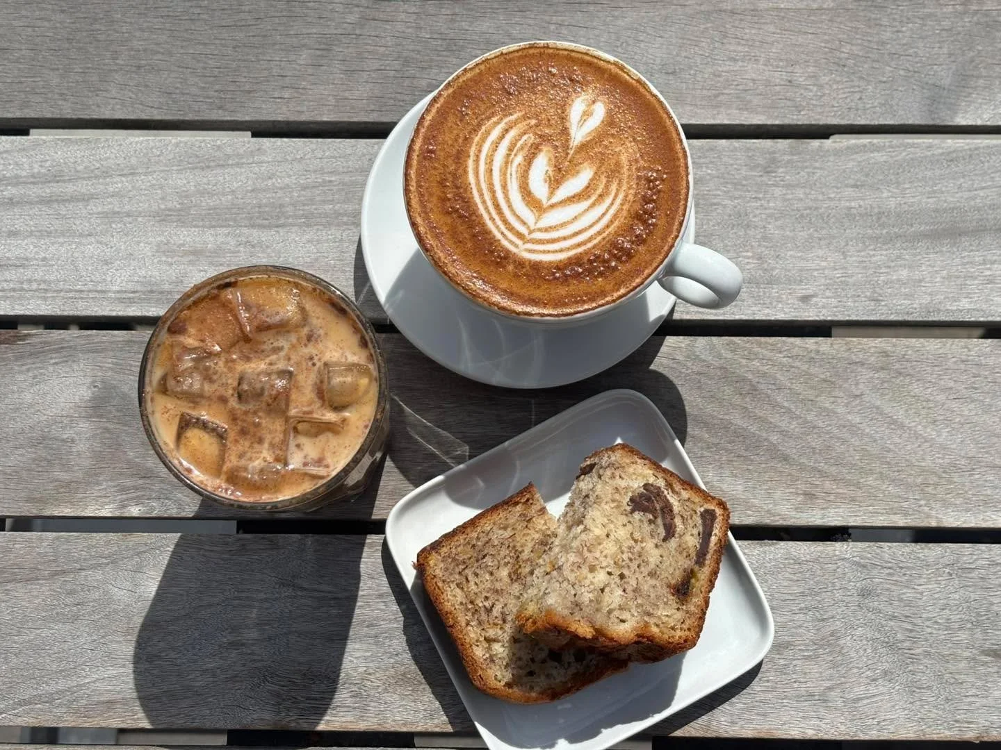 Freshly brewed comfort, your way ✨

Our monthly feature Banana Bread Latte is here &mdash; everything you love about fresh banana bread, crafted into a latte and served hot or iced ☕

Available for a limited time at Whitebark.

#WhitebarkCafe #Monthl