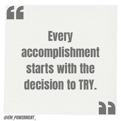 Big dreams start with a single decision: to TRY. 🌟 Every step forward begins with that first leap of faith. 💪✨ #JustTry #StartNow #ChaseYourDreams