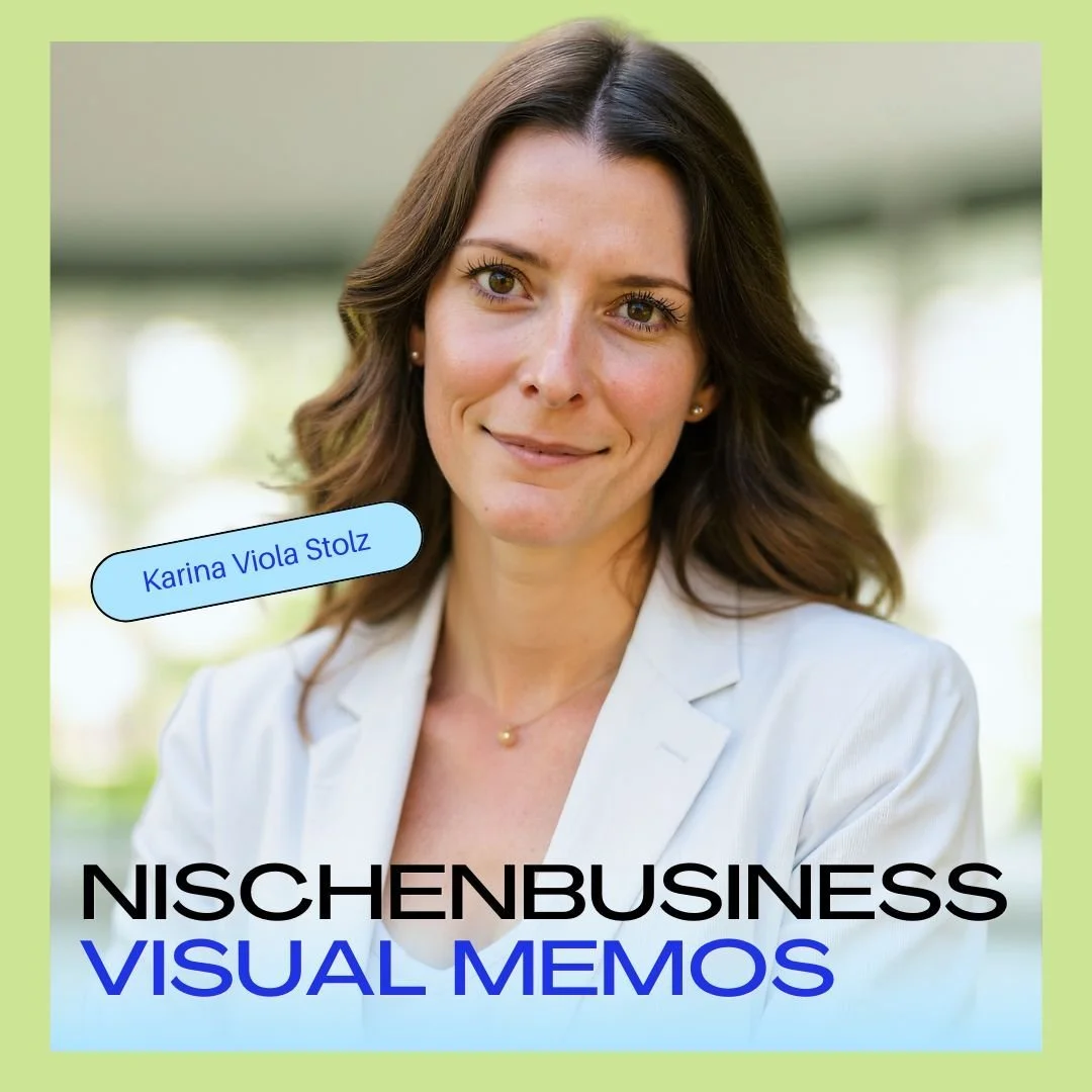 Mit Kreativität zu Geld: So entwickelt Karina Viola Stolz ihr Business "Visual Memos"
