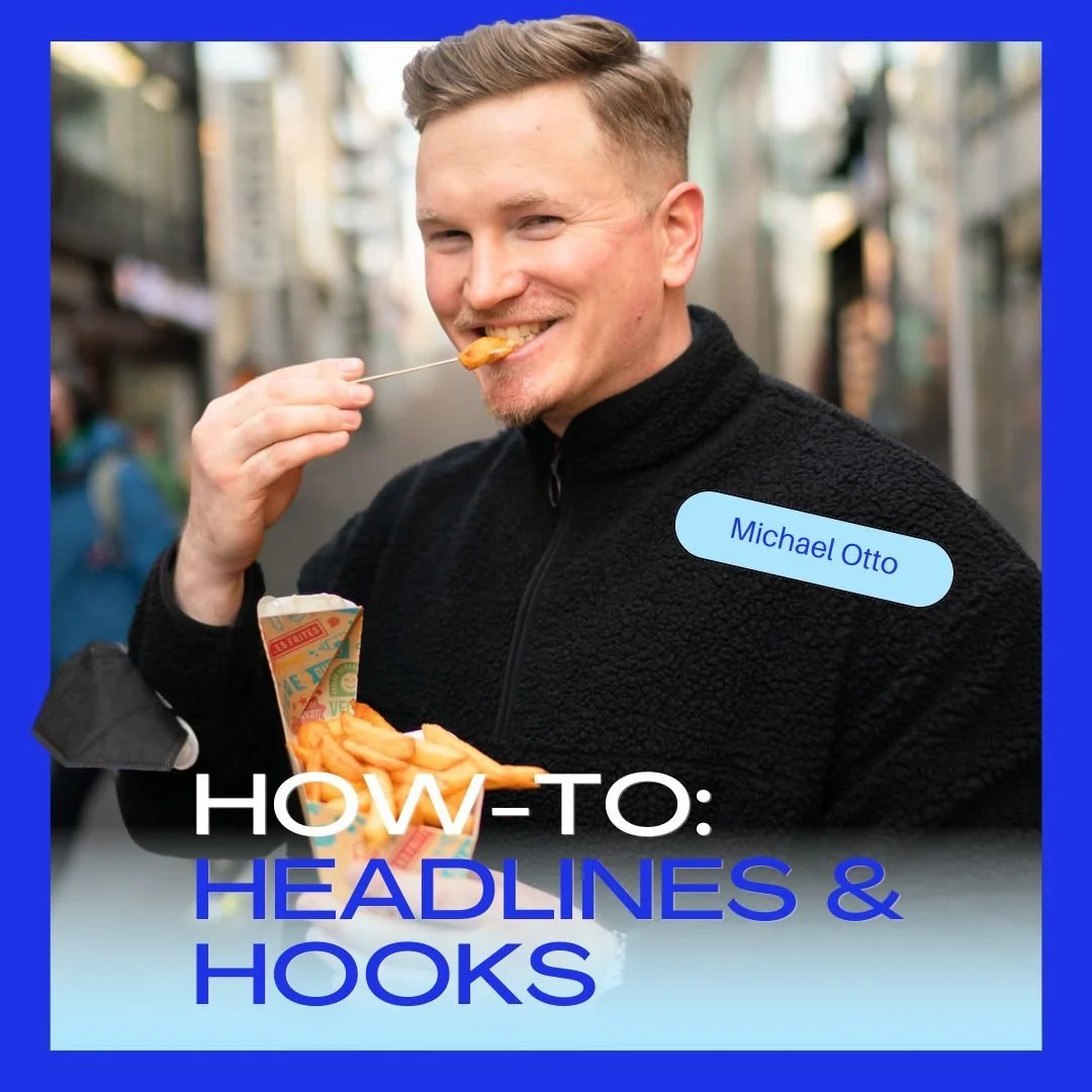 Headlines &amp; Hooks: 7 Mal dickes Verbesserungspotenzial (inkl. Beispielen!) mit Texter Michael Otto