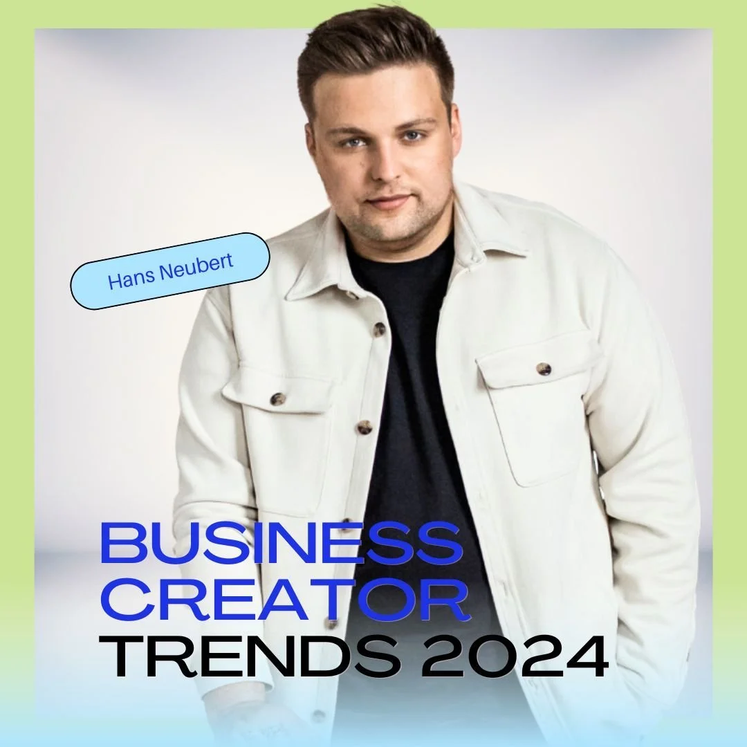Was sind die Business Creator Trends? (Live mit Hans Neubert beim Business Creator Summit)