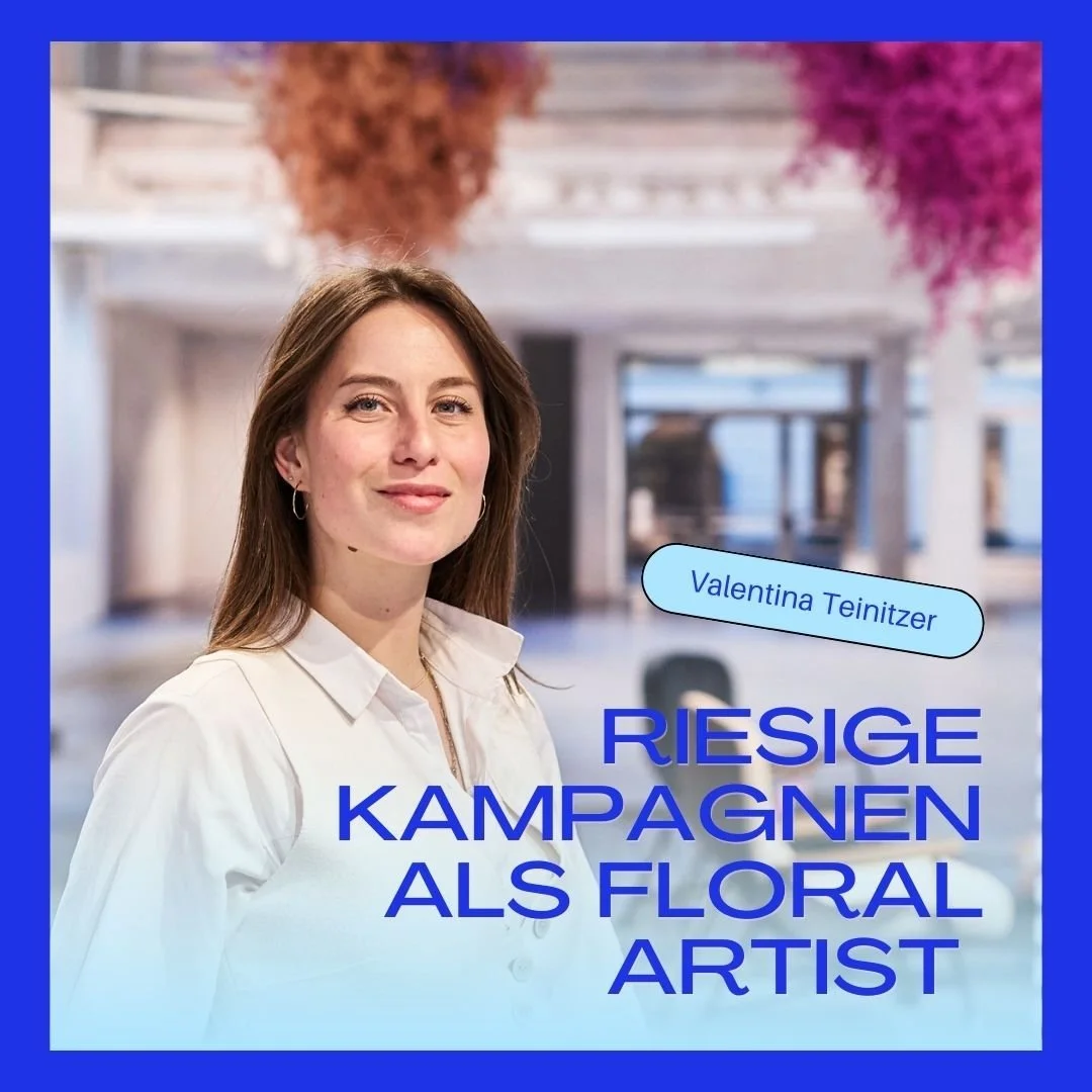 Riesige Kampagnen, krasse Kunden und "Real Talk" auf LinkedIn mit Blumen: Die Story von Valentina Teinitzer 🌺