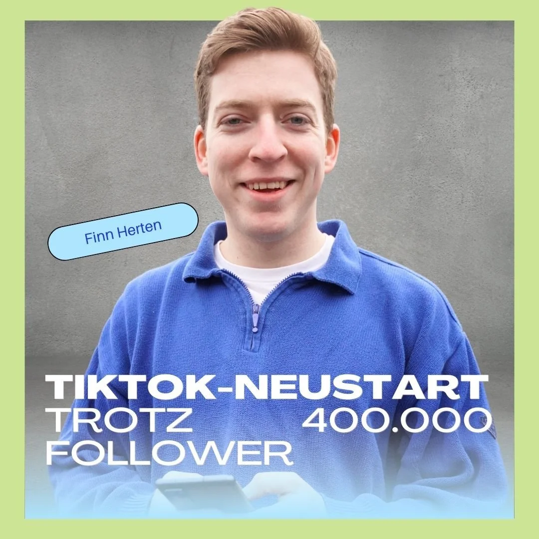Finn Herten: Darum verlässt er seinen TikTok-Account (383.000 Follower!) und startet neu 💥