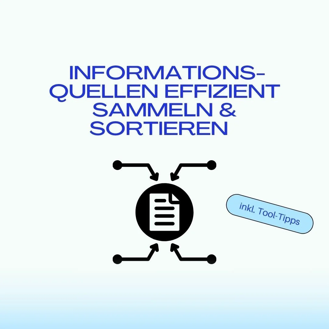 Informationssortierarbeit: So sammelst und sortierst du als Creator deine 1.000 Input-Quellen effizient 🤓
