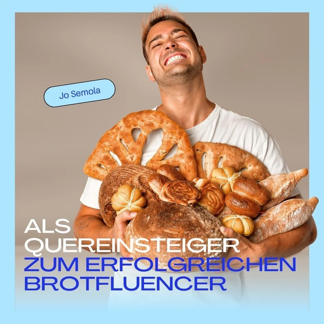 Brotfluencer 🍞 Jo Semola: Mit viraler TikTok-Backkunst zu Business, Onlineshop &amp; Spiegel-Bestseller!