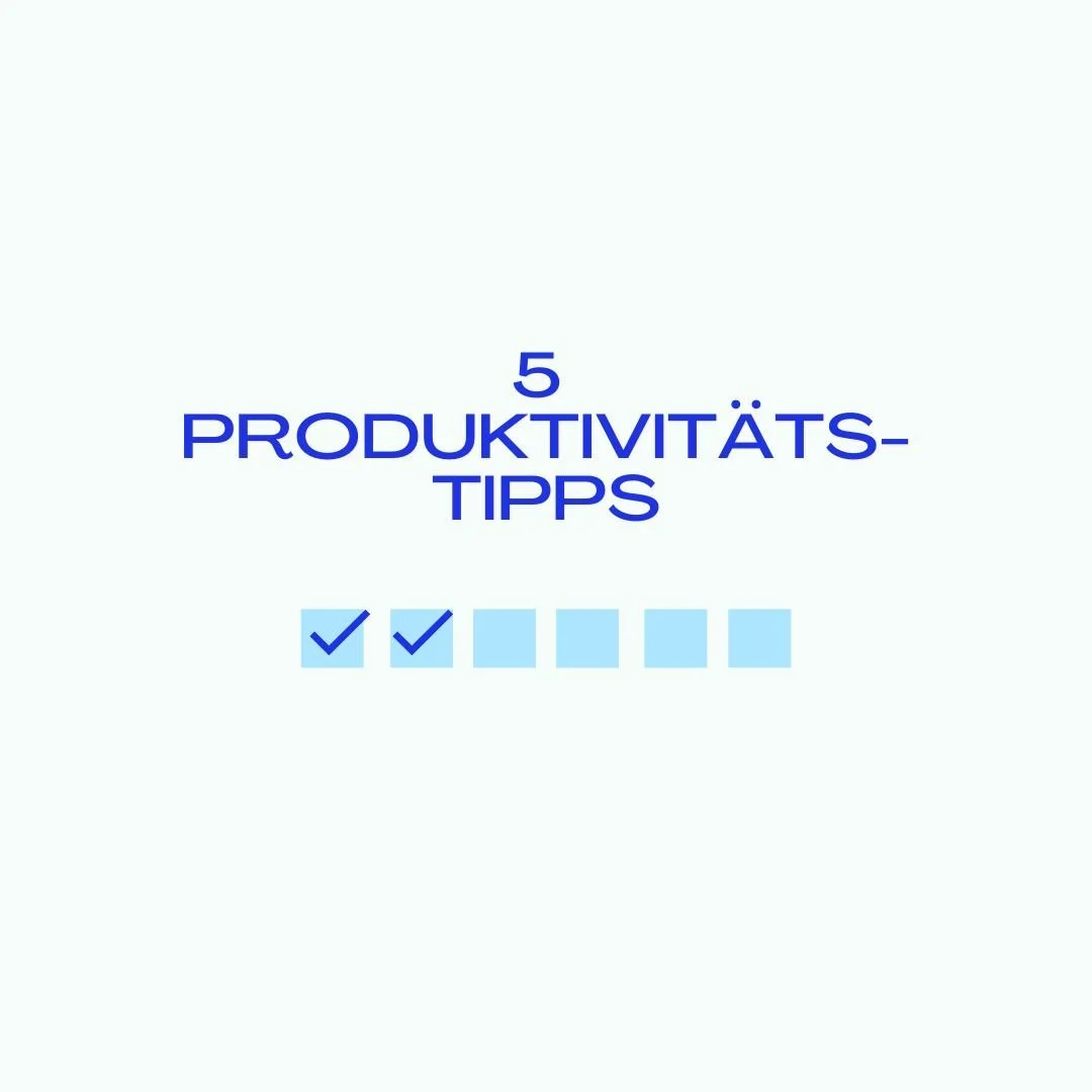 5 Produktivitätstipps für dein Creator-Business (= wie du dem Drang zum Email-Checken &amp; Scrollkrastinieren entgehst) ⭐️