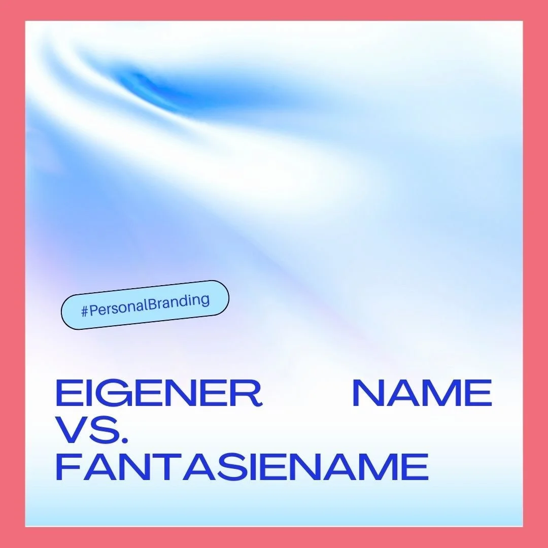 Eigener Name oder etwas Abstraktes? (Personal Brand FAQ) 🤷‍♂️