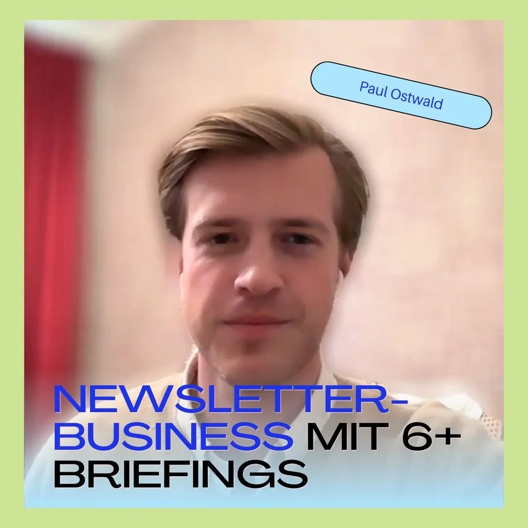 ✉️ So bauen die "Morning Crunch" Gründer ihr Newsletter-Imperium auf (aktuell 150.000+ Abonnenten!) - mit Paul Ostwald
