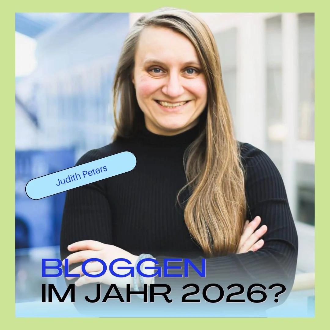 Bloggen im Jahr 2026: Was bringt's? Die große Diskussion mit Judith Peters