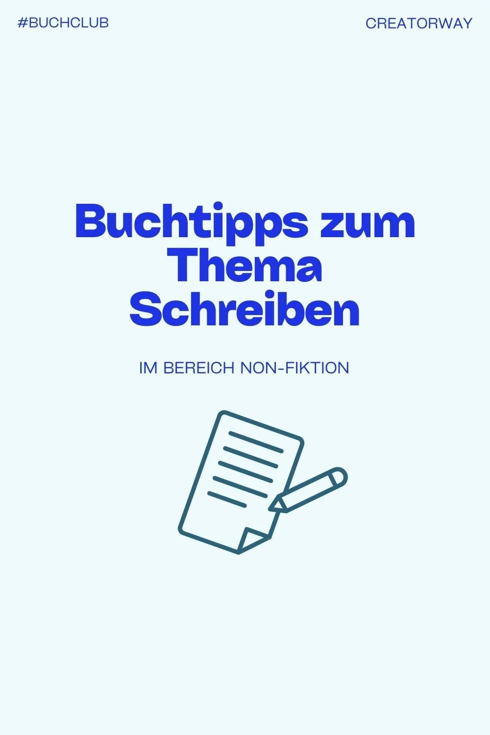 #Buchclub: Super Bücher über das Schreiben (im Bereich Non-Fiktion)