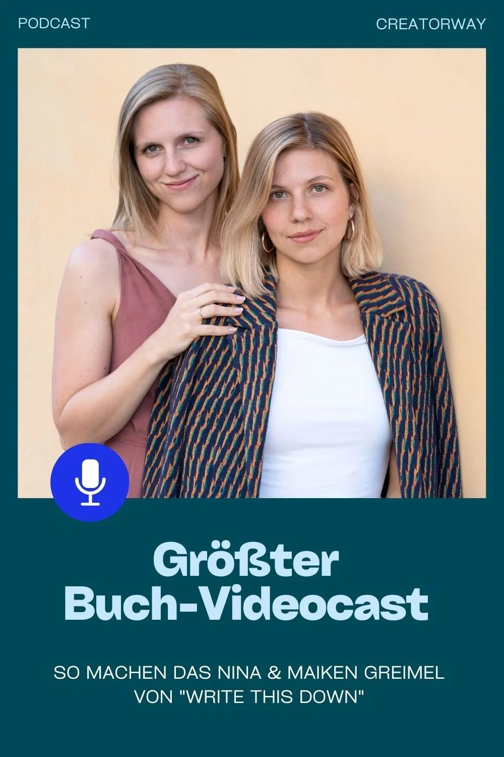Ziel: Der größte Buchbusiness-Videocast in DACH werden! 📘 So gehen Nina &amp; Maiken Greimel von "Write This Down" vor
