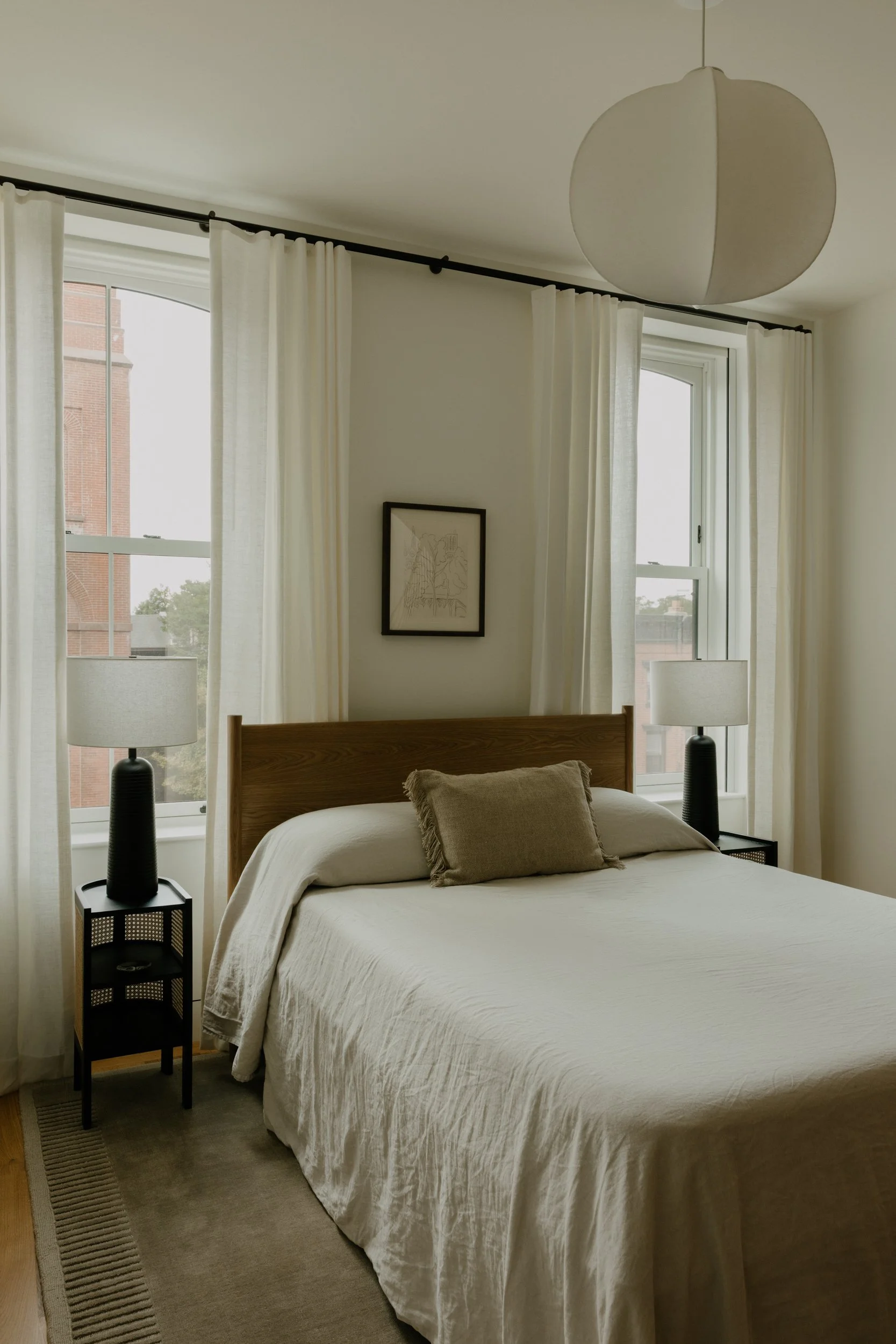 The serene guest room just off of the 3rd floor hallway
