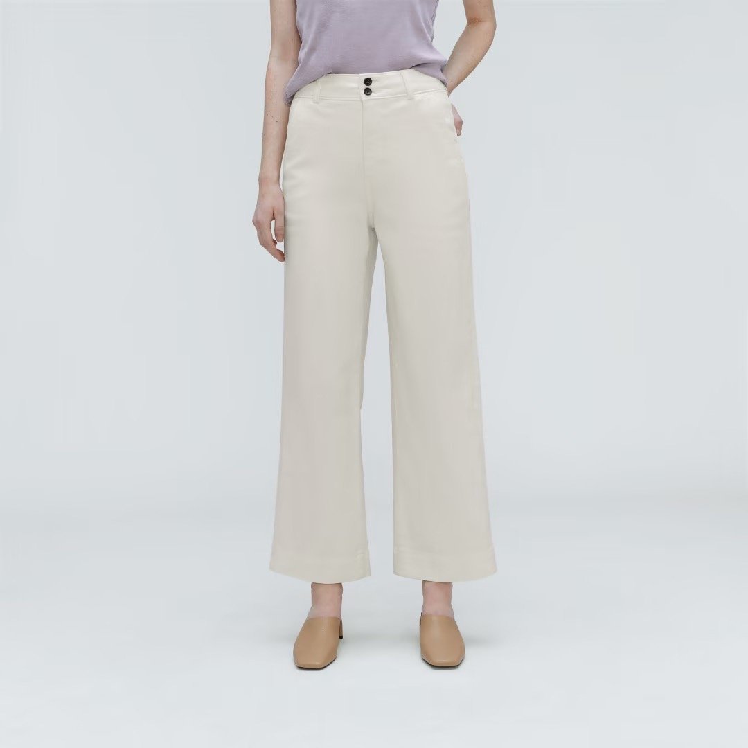 the organic wide-leg pant