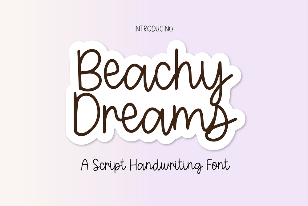 Cute Cursive Handwriting Fonts